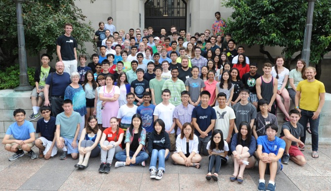 PROMYS students, counsellors and faculty at Boston University