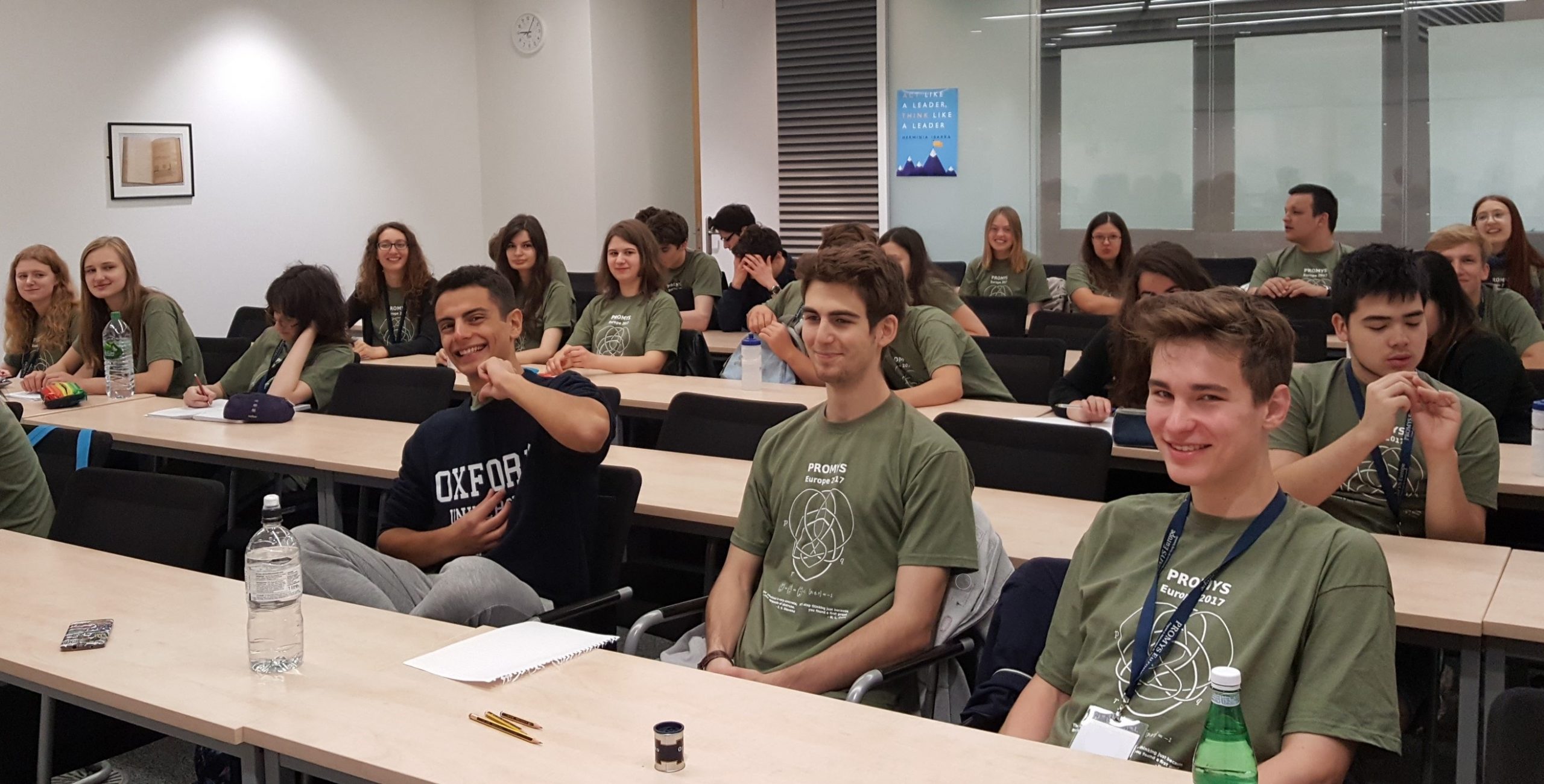 Counsellors organise a PROMYS Europe T-shirt each year and a T-shirt Talk